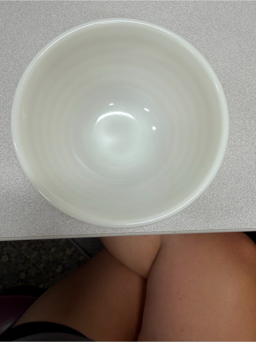 PYREX 401 1 1/2pt Striped Ceramic Bowl in Cream and White - Home Art - Picture 4 of 6